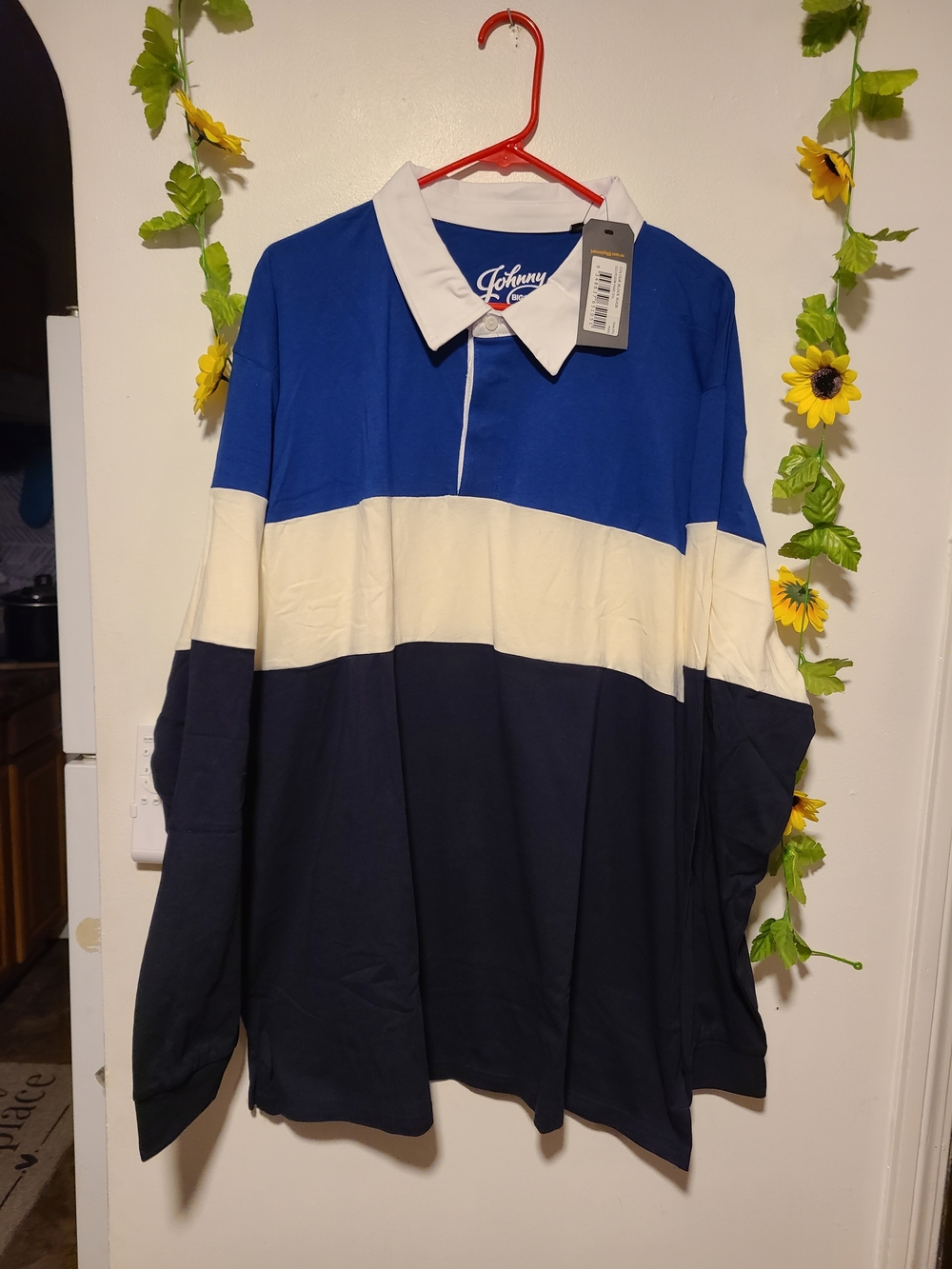 Johnny Bigg 3x Mens Colorblock Long Sleeve Shirt